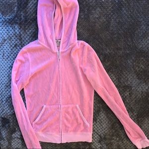 Juicy Couture Pink Zip Up Hoodie